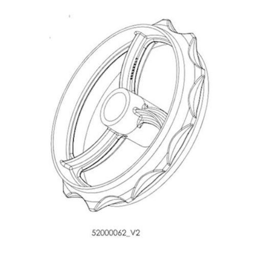 Rouleau Cambridge dente Ø 500 - 52000062_V2