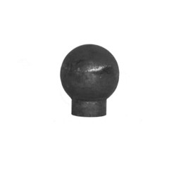 Boule De Rampe D'escalier Pilastre - Pomme De Pin En Fonte, Peinture Noire, Déco Occasion